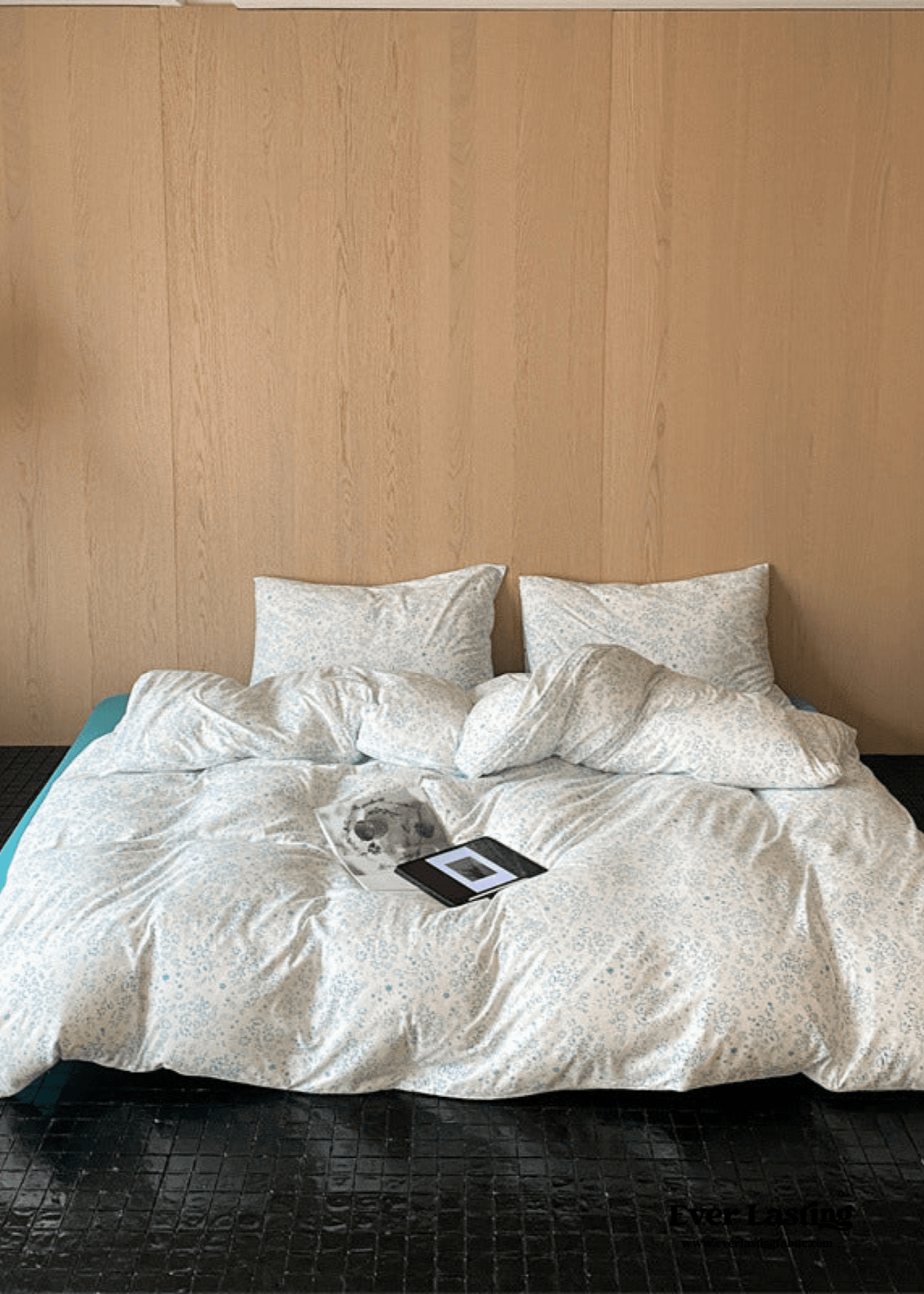 Jersey Knit Cotton Floral Bedding Bundle - Ever Lasting