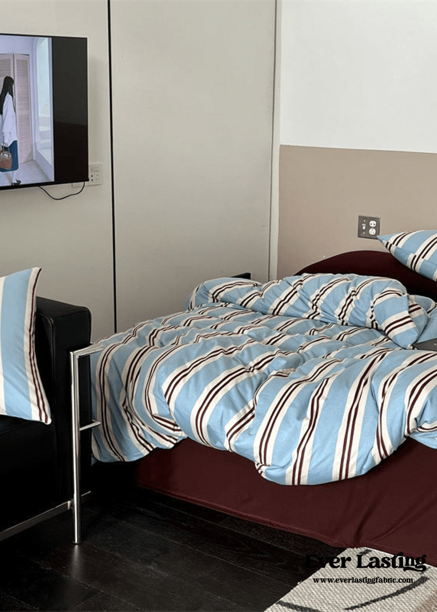  - Ever Lasting - Jersey Knit Retro Stripe Bedding Bundle - Bedding Bundle - Ever Lasting