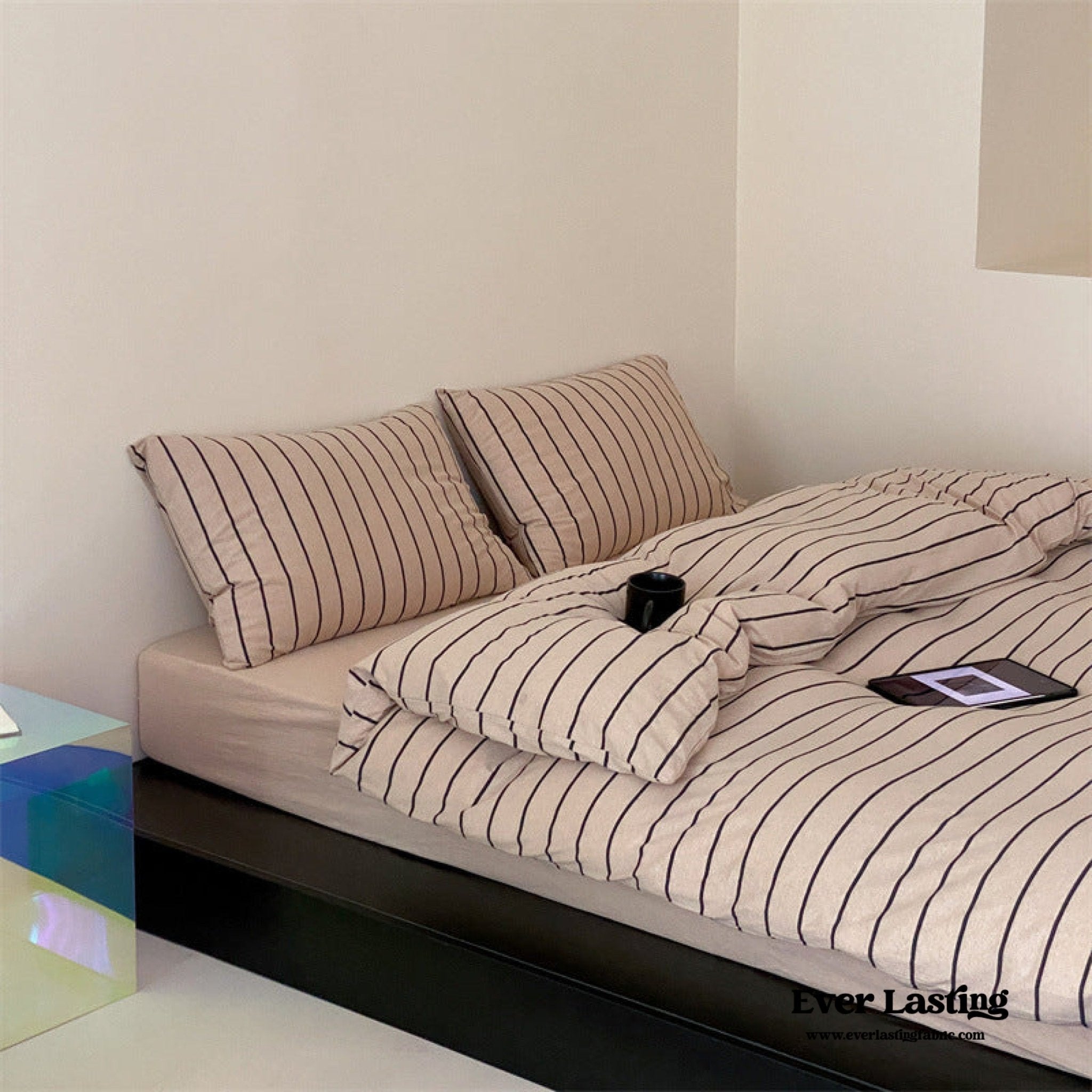 Jersey Knit Stripe Bedding Bundle - Ever Lasting