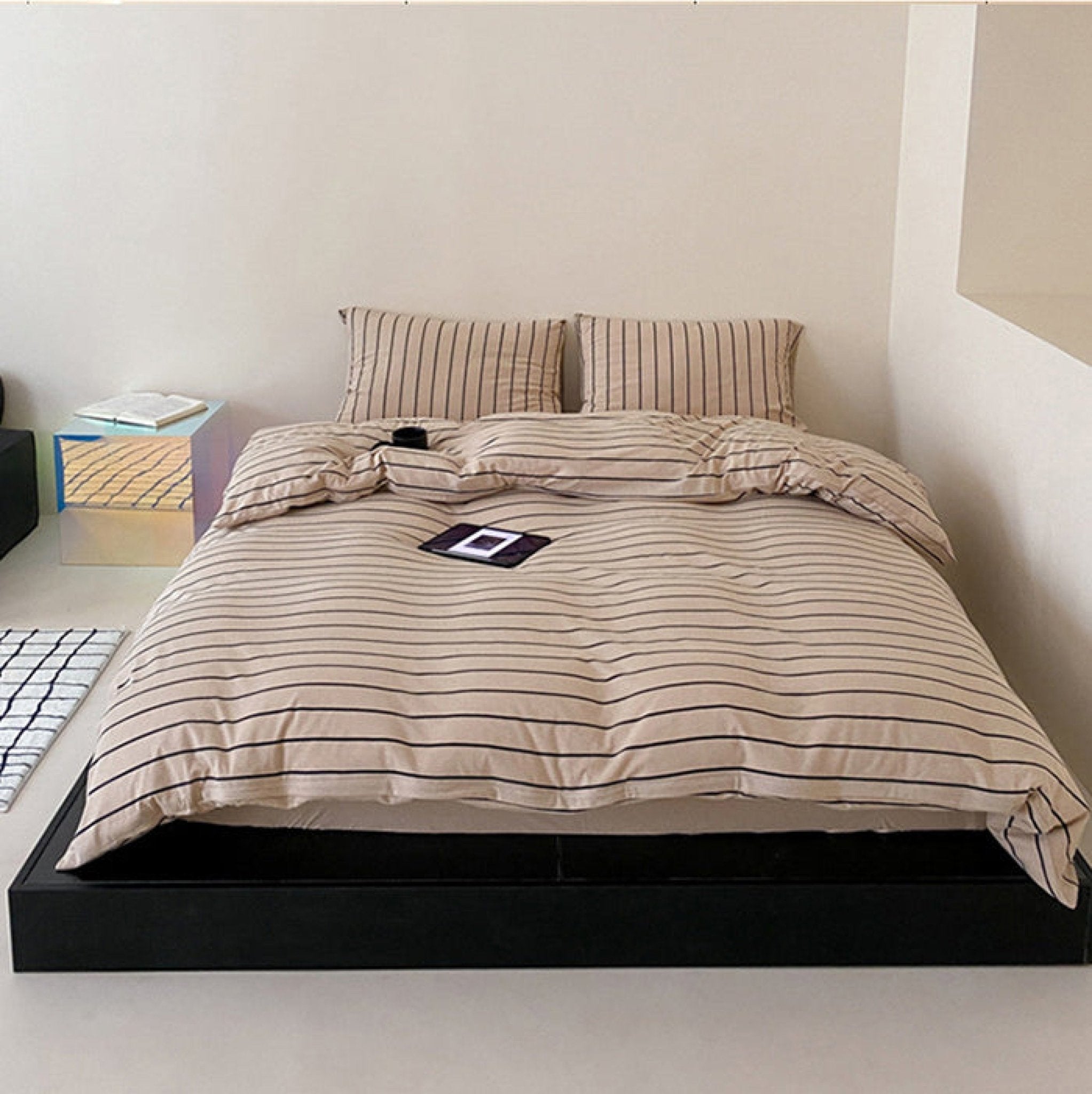 Jersey Knit Stripe Bedding Bundle - Ever Lasting