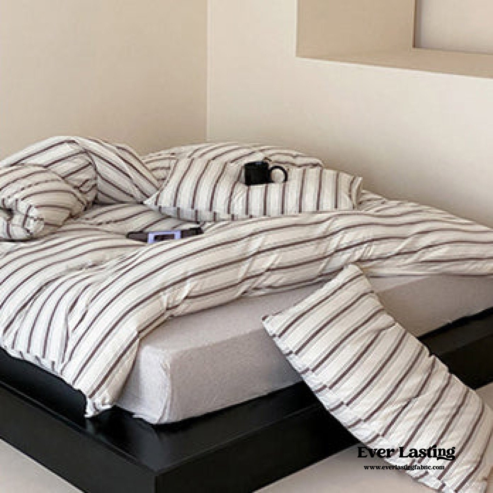 Jersey Knit Stripe Bedding Bundle - Ever Lasting
