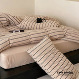 Jersey Knit Stripe Pillowcases