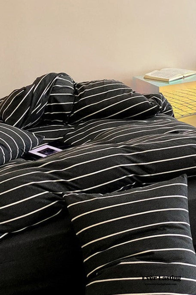 Jersey Knit Stripe Pillowcases