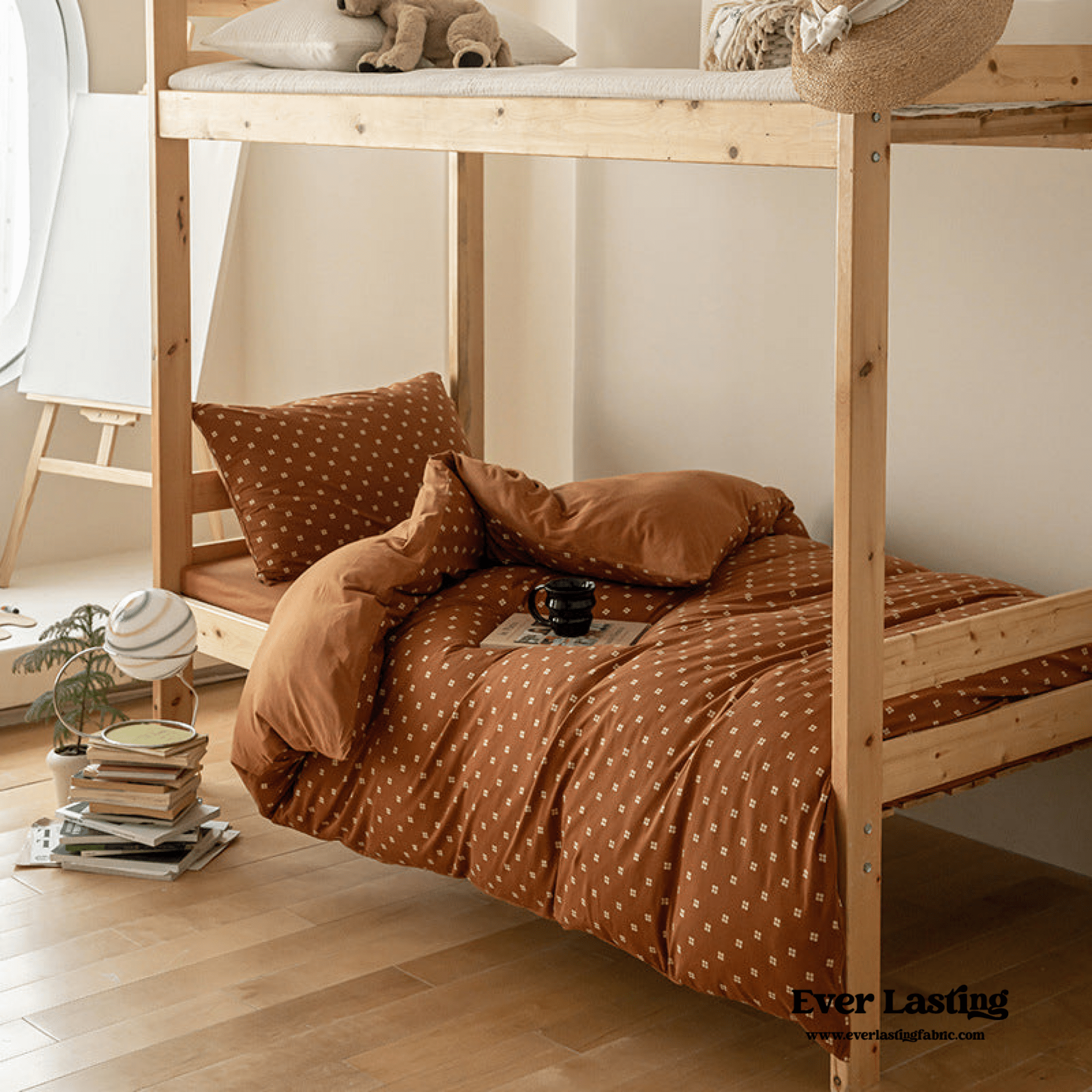 Jersey Knit Twin Dorm Bedding Bundle - Ever Lasting