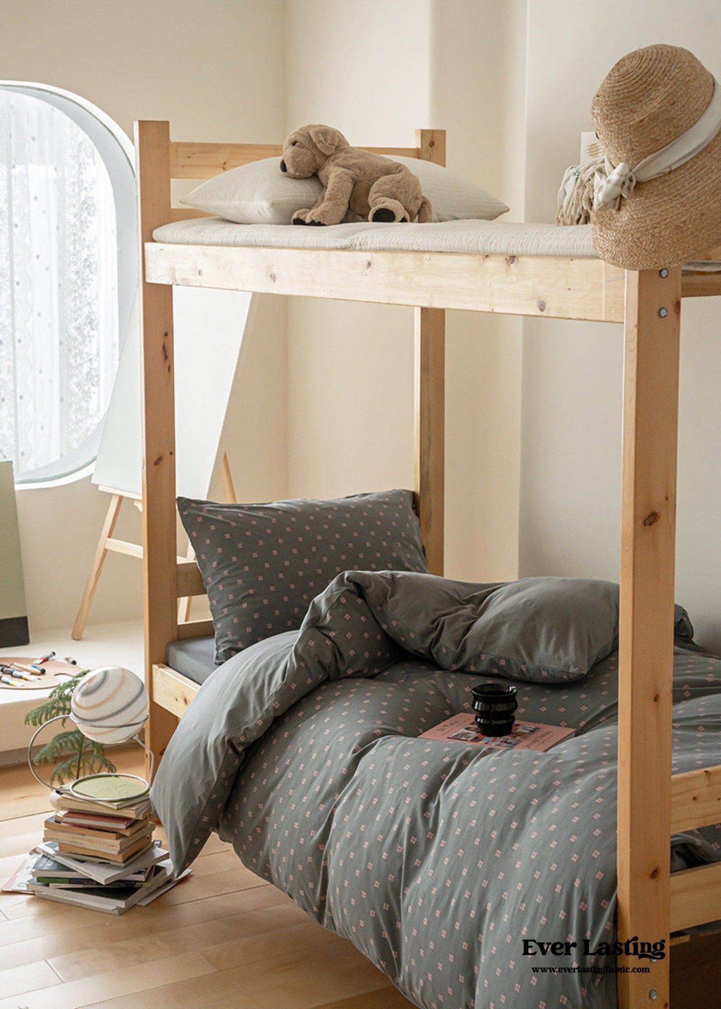 Jersey Knit Twin Dorm Bedding Bundle - Ever Lasting