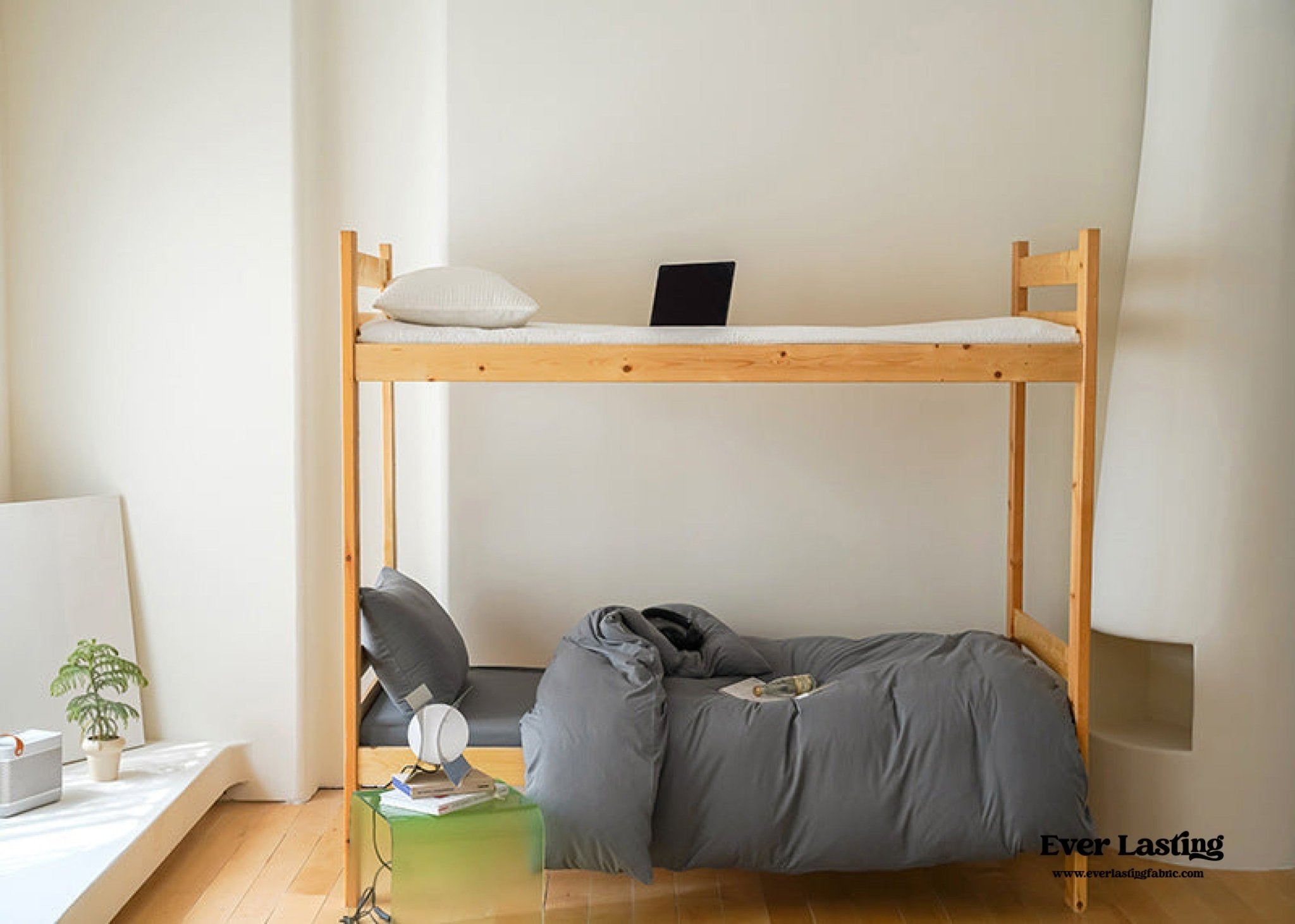 Jersey Knit Twin Dorm Bedding Bundle - Ever Lasting