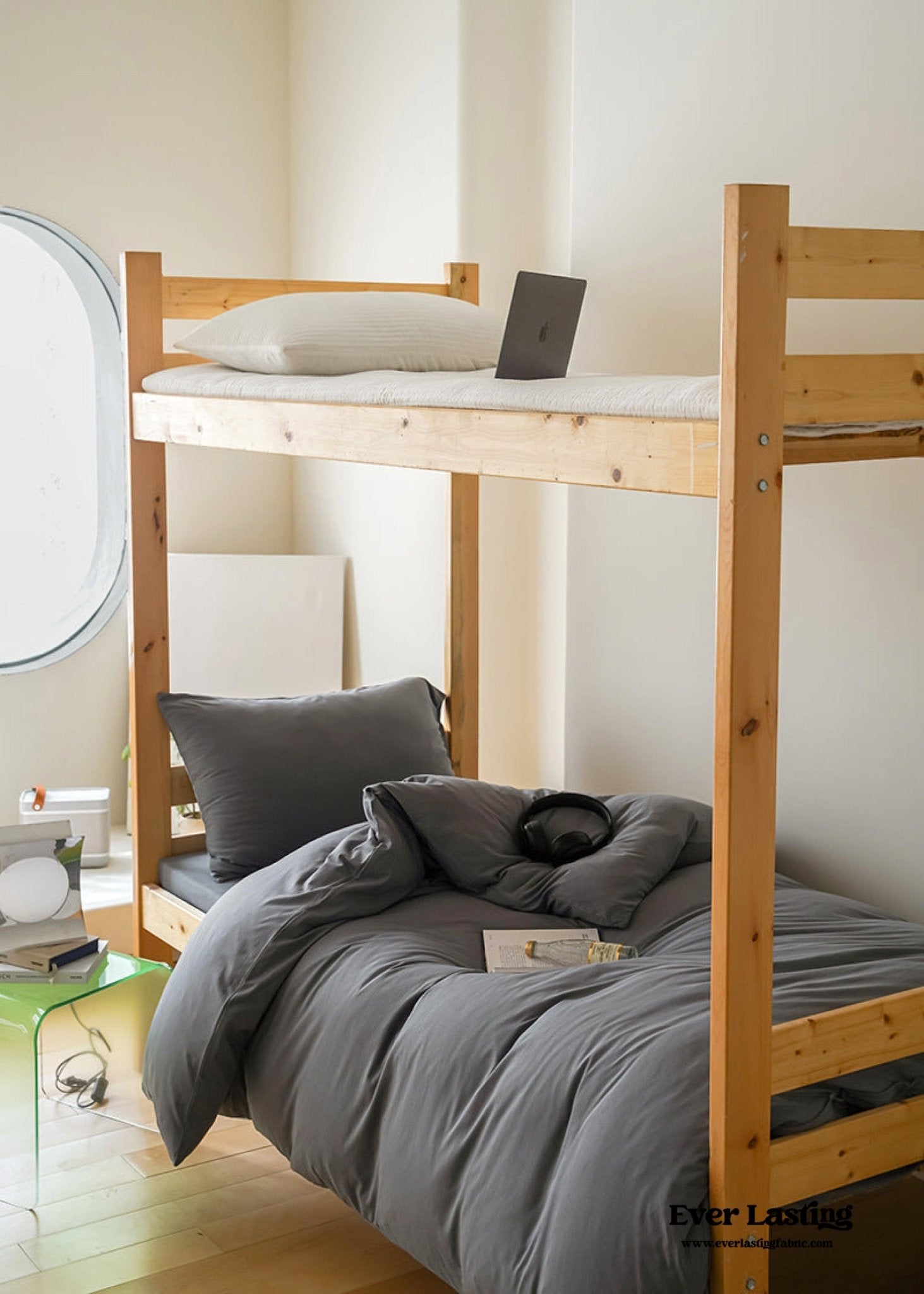 Jersey Knit Twin Dorm Bedding Bundle - Ever Lasting