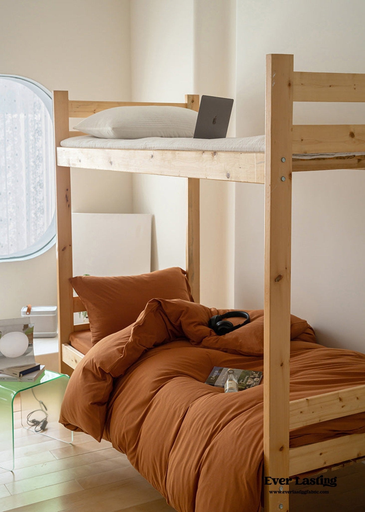 Jersey Knit Twin Dorm Bedding Bundle - Ever Lasting