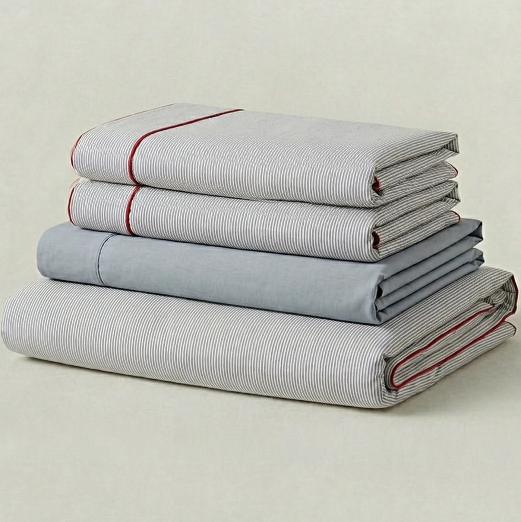  - Ever Lasting - Joce Striped Bedding Set / Blue - Bedding Set - Ever Lasting