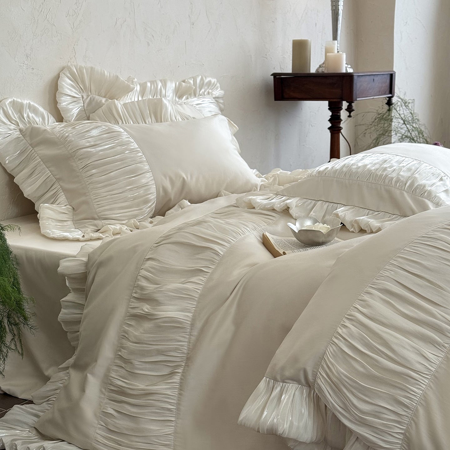  - Ever Lasting - Josephine Pleated Ruffle Bedding Bundle - Bedding Bundle - Ever Lasting