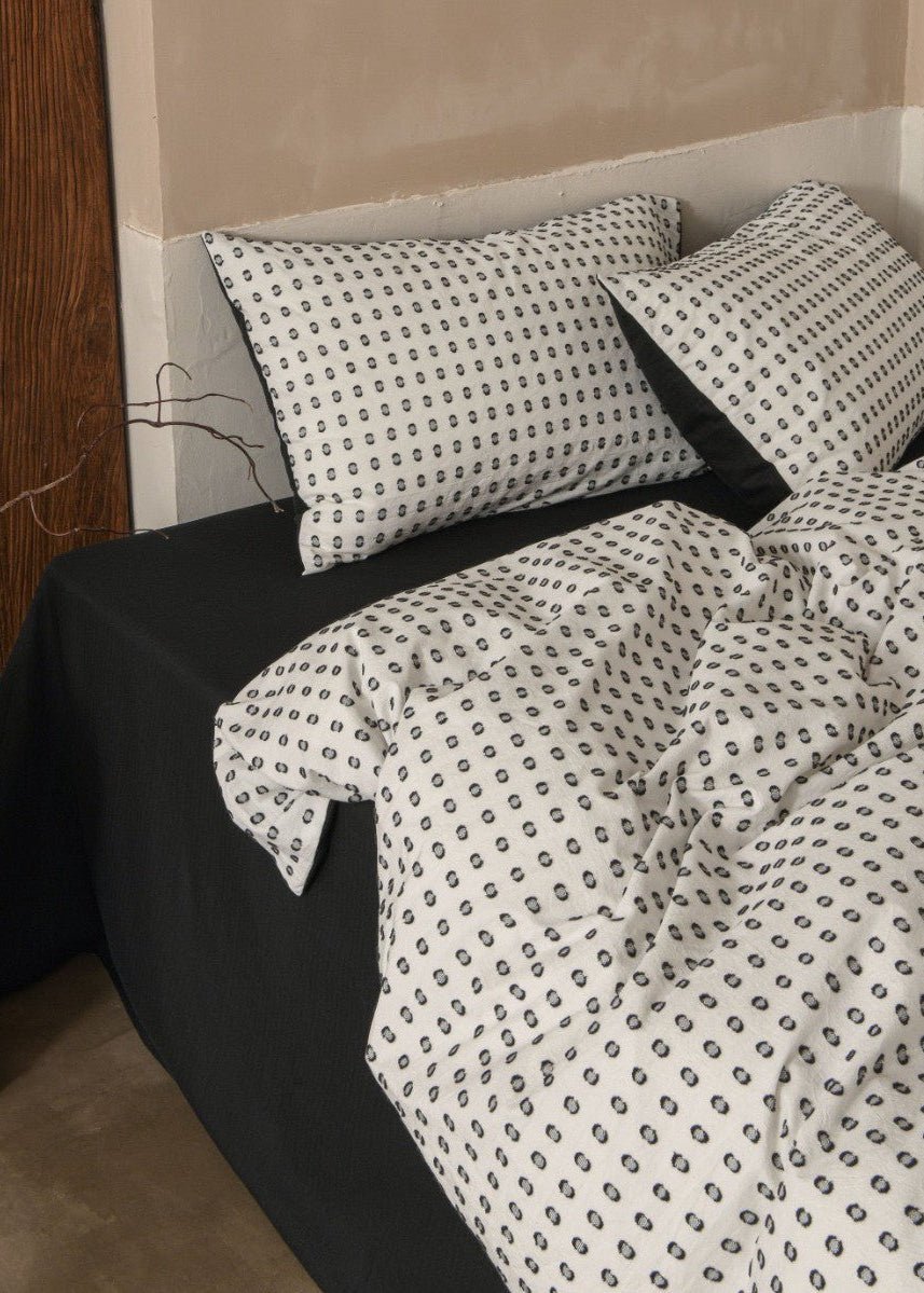  - Ever Lasting - Kiera Polka Dot Bedding Set / Khaki - Bedding Set - Ever Lasting
