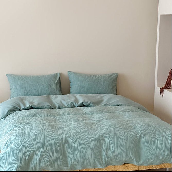  - Ever Lasting - Kinsley Jacquard Bedding Set / Black - Bedding Set - Ever Lasting