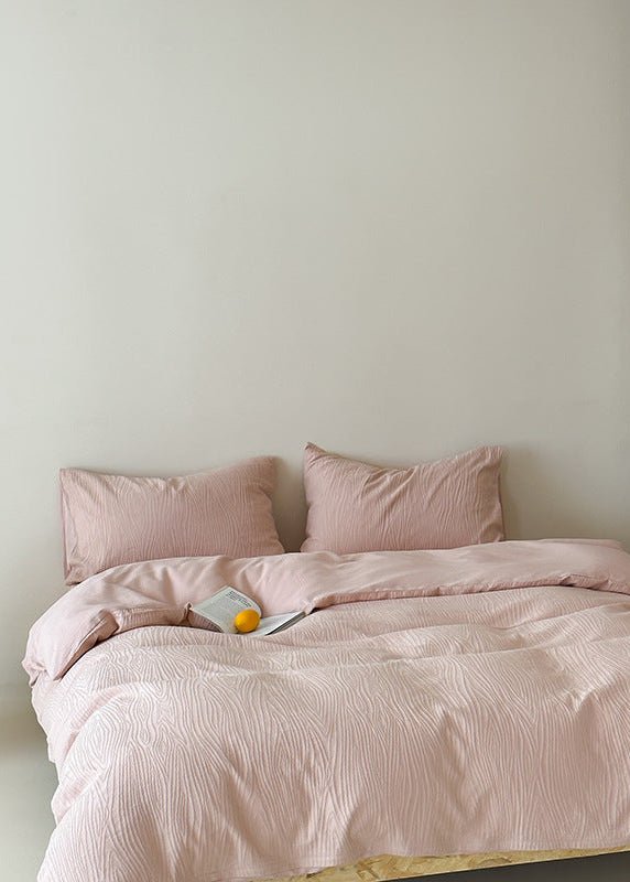  - Ever Lasting - Kinsley Jacquard Bedding Set / Black - Bedding Set - Ever Lasting