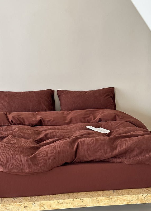  - Ever Lasting - Kinsley Jacquard Bedding Set / Black - Bedding Set - Ever Lasting