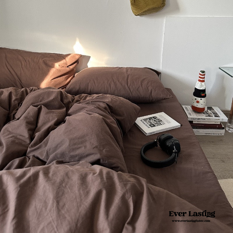 Latte Bedding Set / Beige Brown