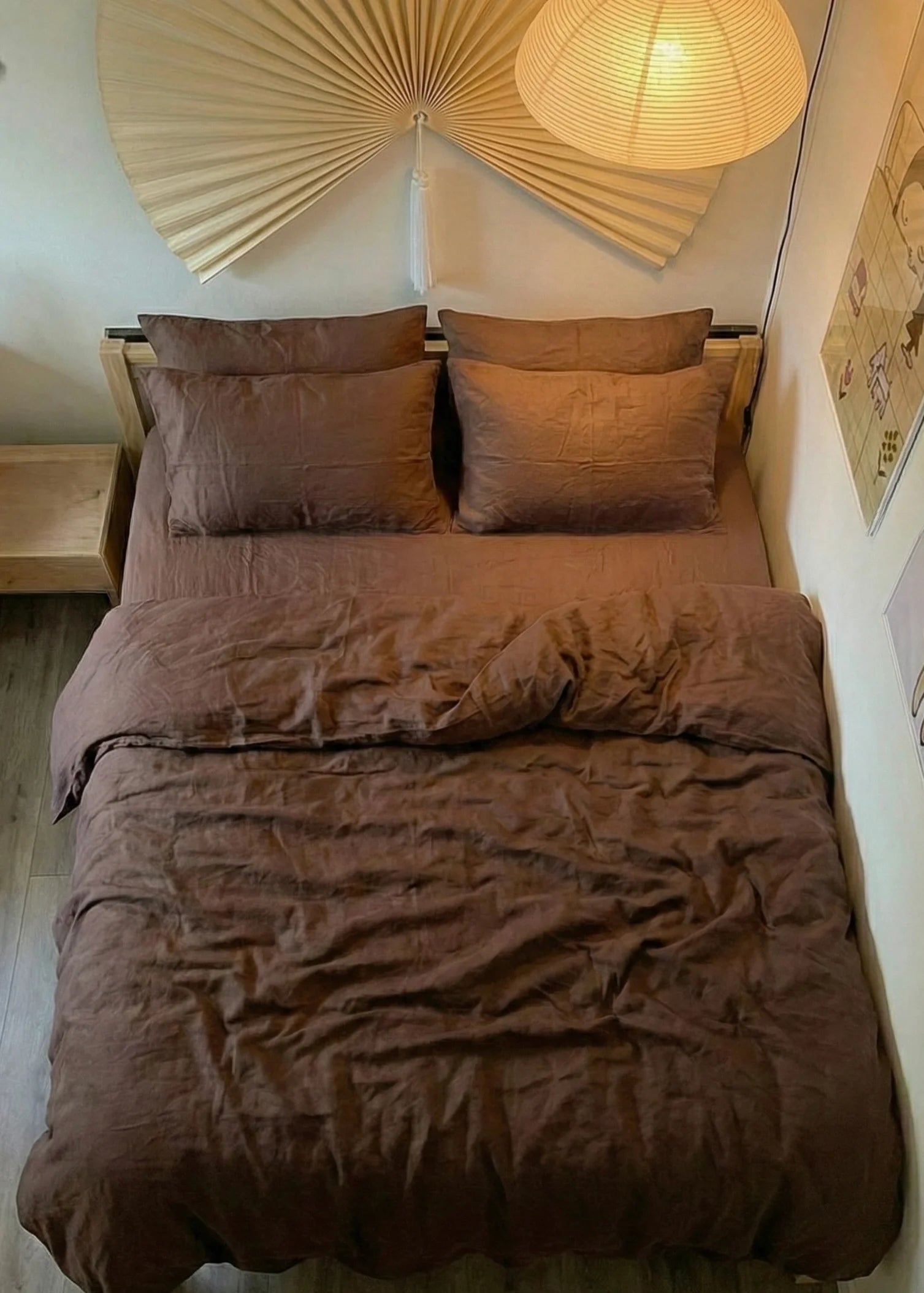  - Ever Lasting - Latte Small Room Bedding Set / Brown - Bedding Set - Ever Lasting