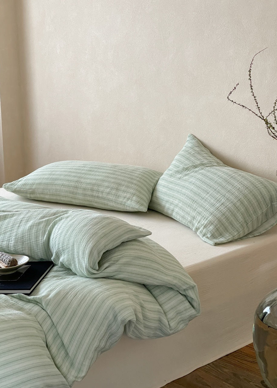  - Ever Lasting - Laurel Striped Pastel Bedding Bundle - Bedding Bundle - Ever Lasting