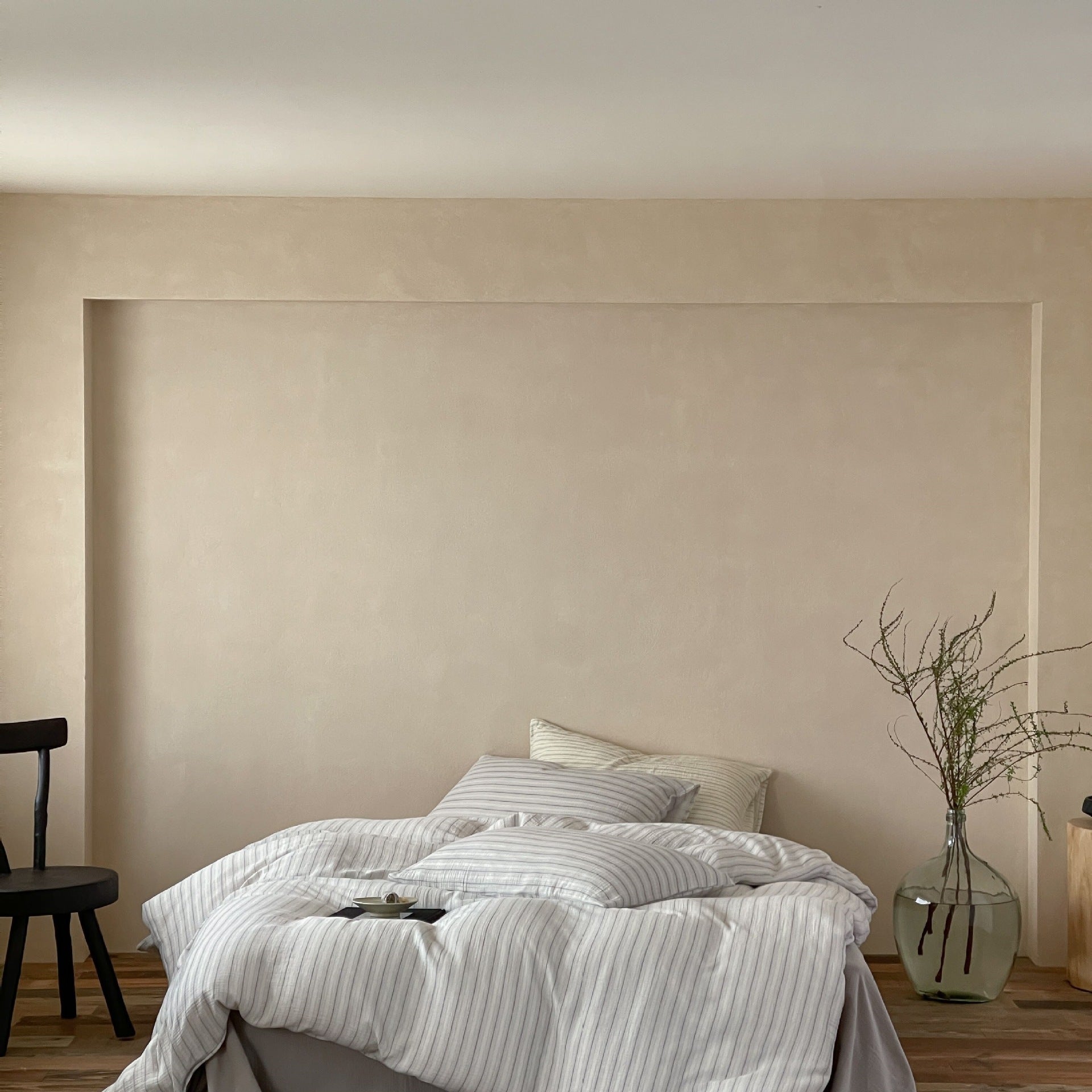  - Ever Lasting - Laurel Striped Pastel Bedding Set / Green - Bedding Set - Ever Lasting