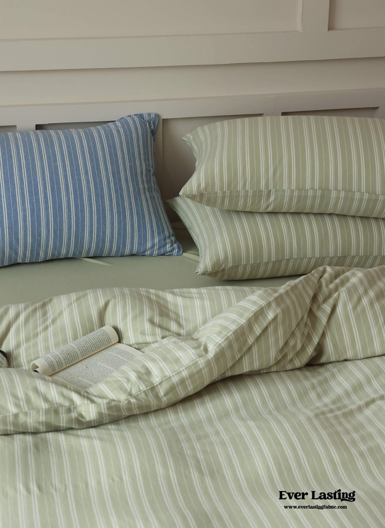 Leo Striped Jersey Knit Cotton Bedding Bundle - Ever Lasting