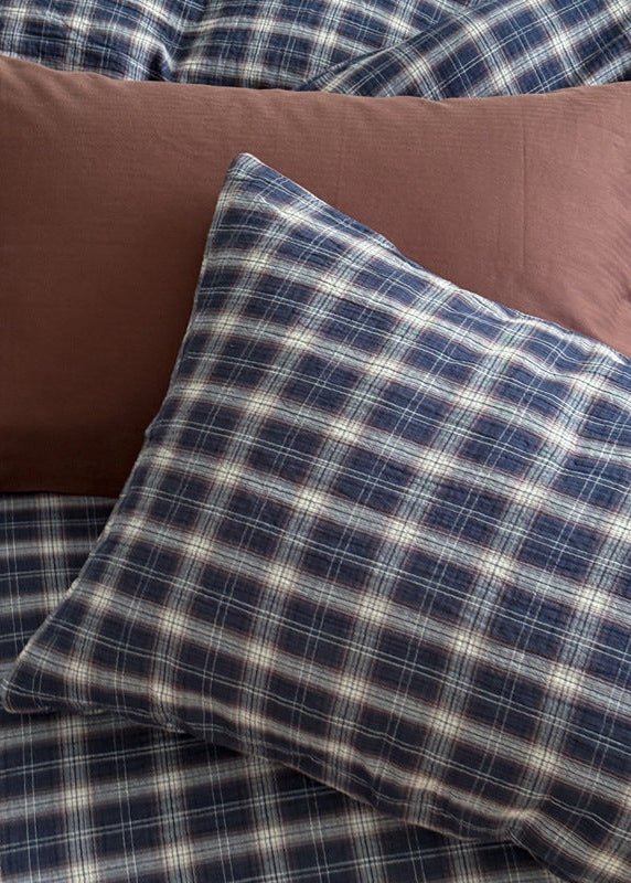  - Ever Lasting - Levi Gingham Bedding Set / Beige - Bedding Set - Ever Lasting