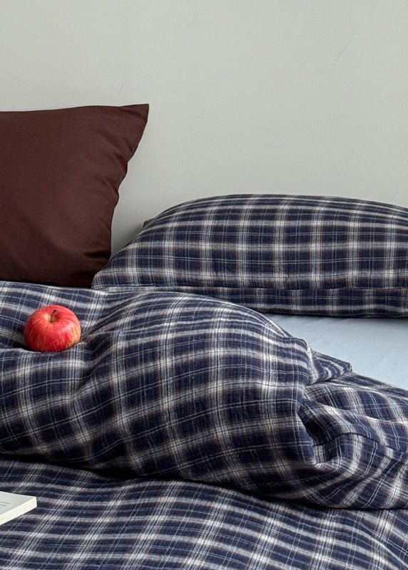  - Ever Lasting - Levi Gingham Bedding Set / Beige - Bedding Set - Ever Lasting