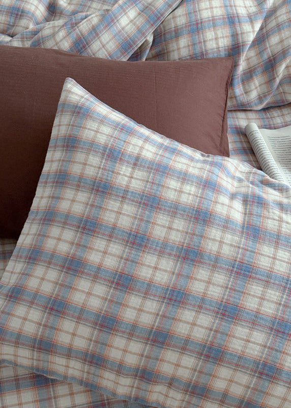  - Ever Lasting - Levi Gingham Bedding Set / Beige - Bedding Set - Ever Lasting