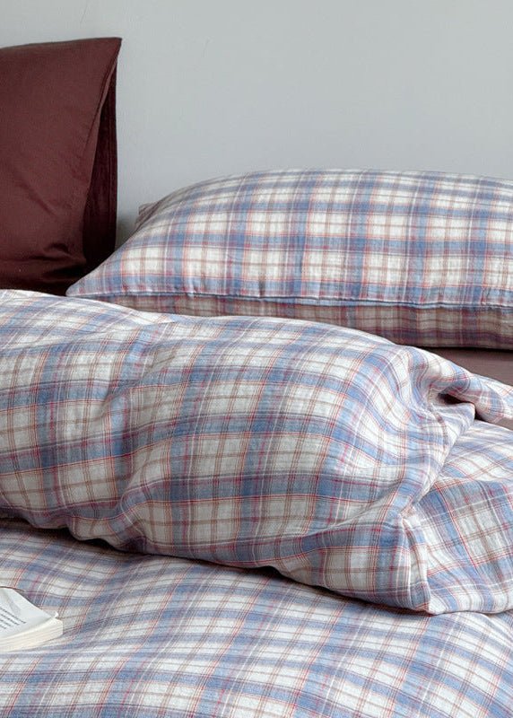  - Ever Lasting - Levi Gingham Bedding Set / Beige - Bedding Set - Ever Lasting