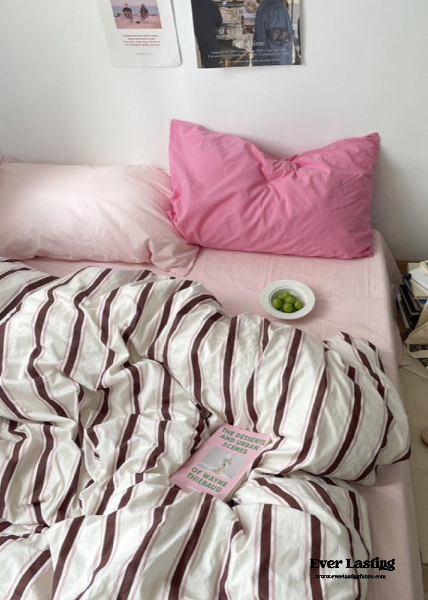 Liam Striped Bedding Set / Blue - Ever Lasting