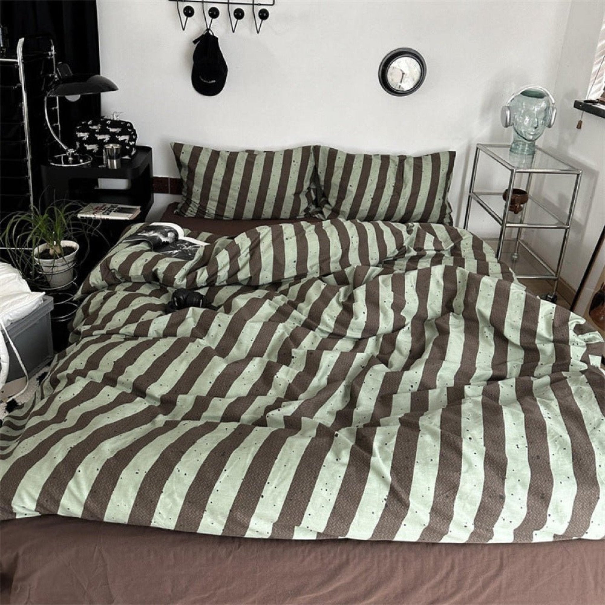 Liam Striped Bedding Set / Pink - Ever Lasting