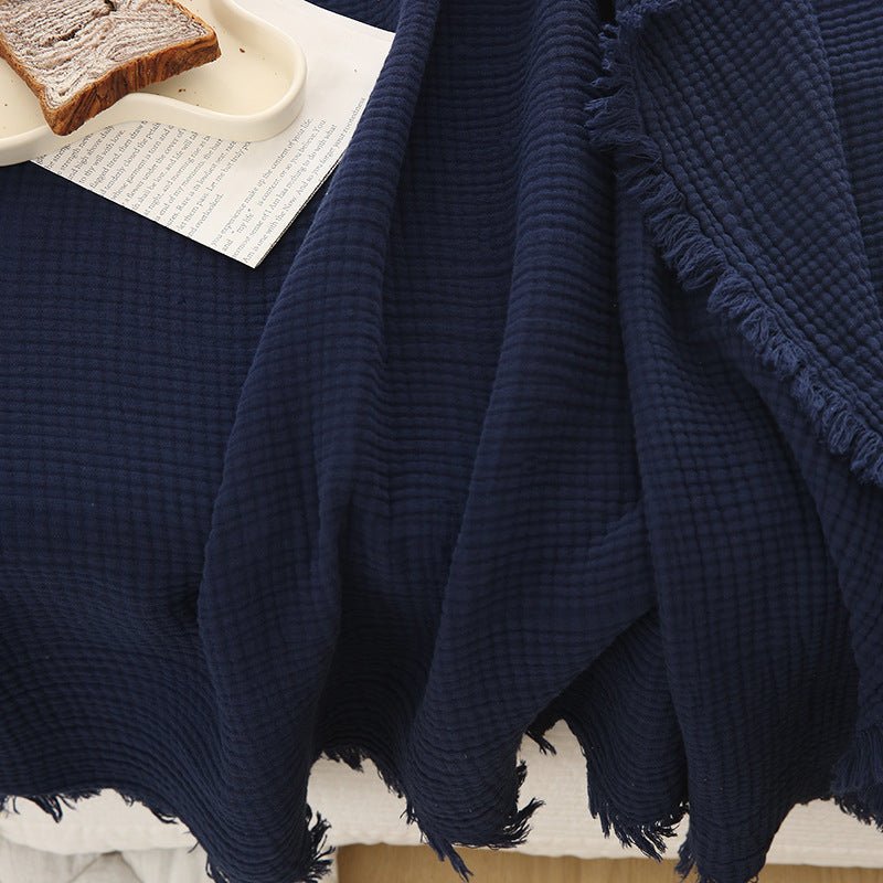  - Ever Lasting - Light Weight Cotton Blanket / Blue - Blankets - Ever Lasting