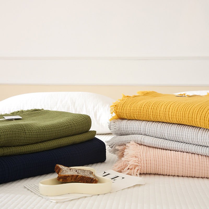  - Ever Lasting - Light Weight Cotton Blanket / Blue - Blankets - Ever Lasting