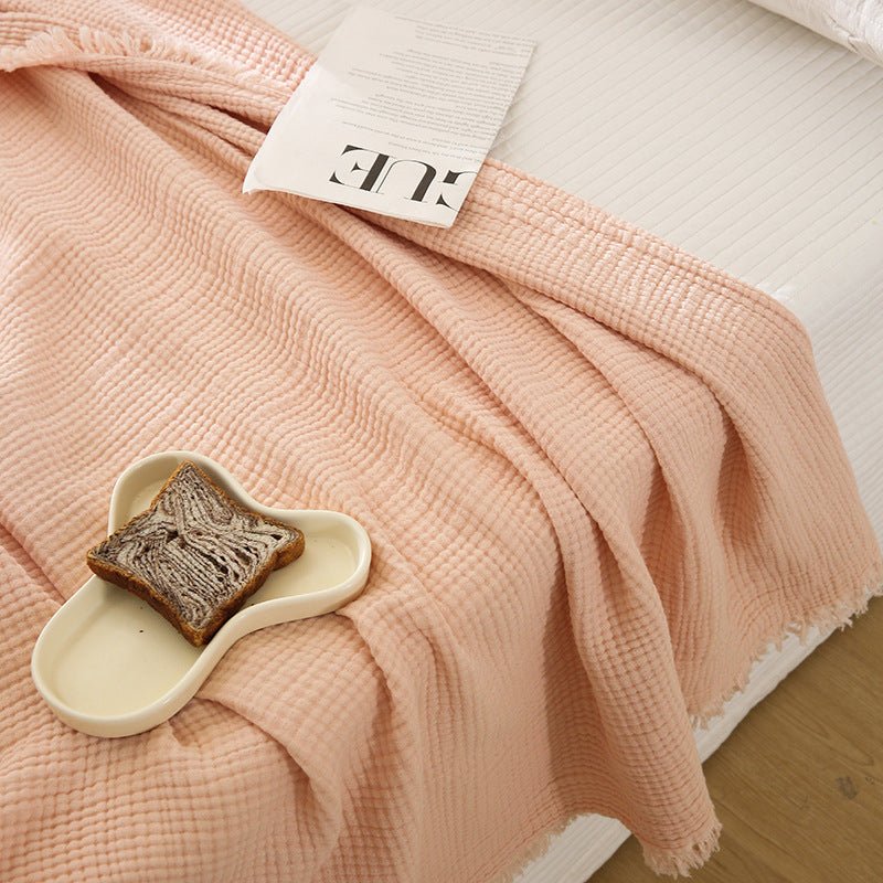  - Ever Lasting - Light Weight Cotton Blanket / Pink - Blankets - Ever Lasting