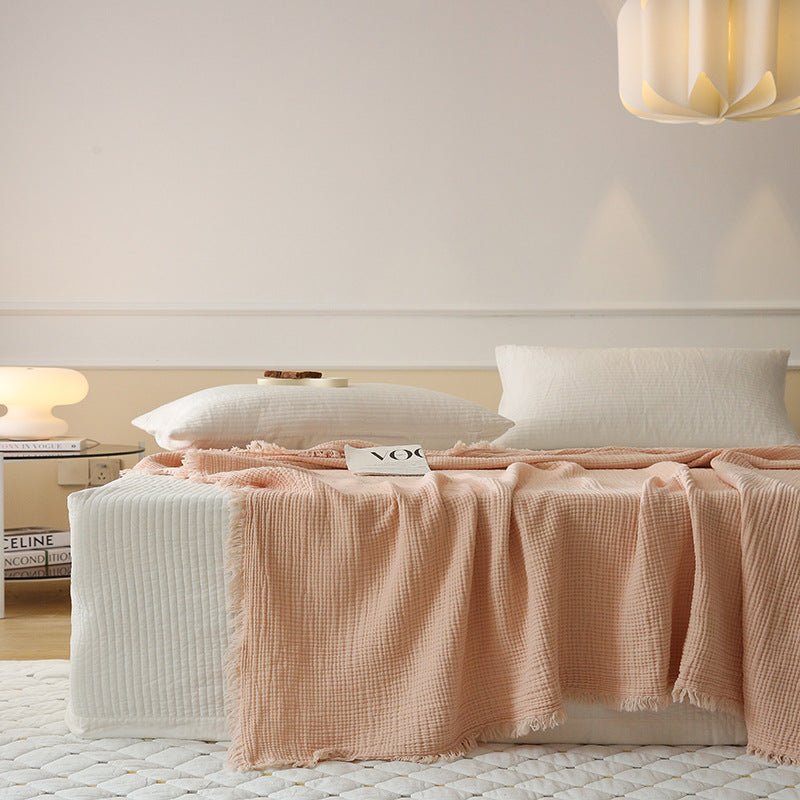  - Ever Lasting - Light Weight Cotton Blanket / Pink - Blankets - Ever Lasting