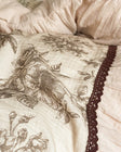 Lillian Retro Floral Ruffle Bedding Set