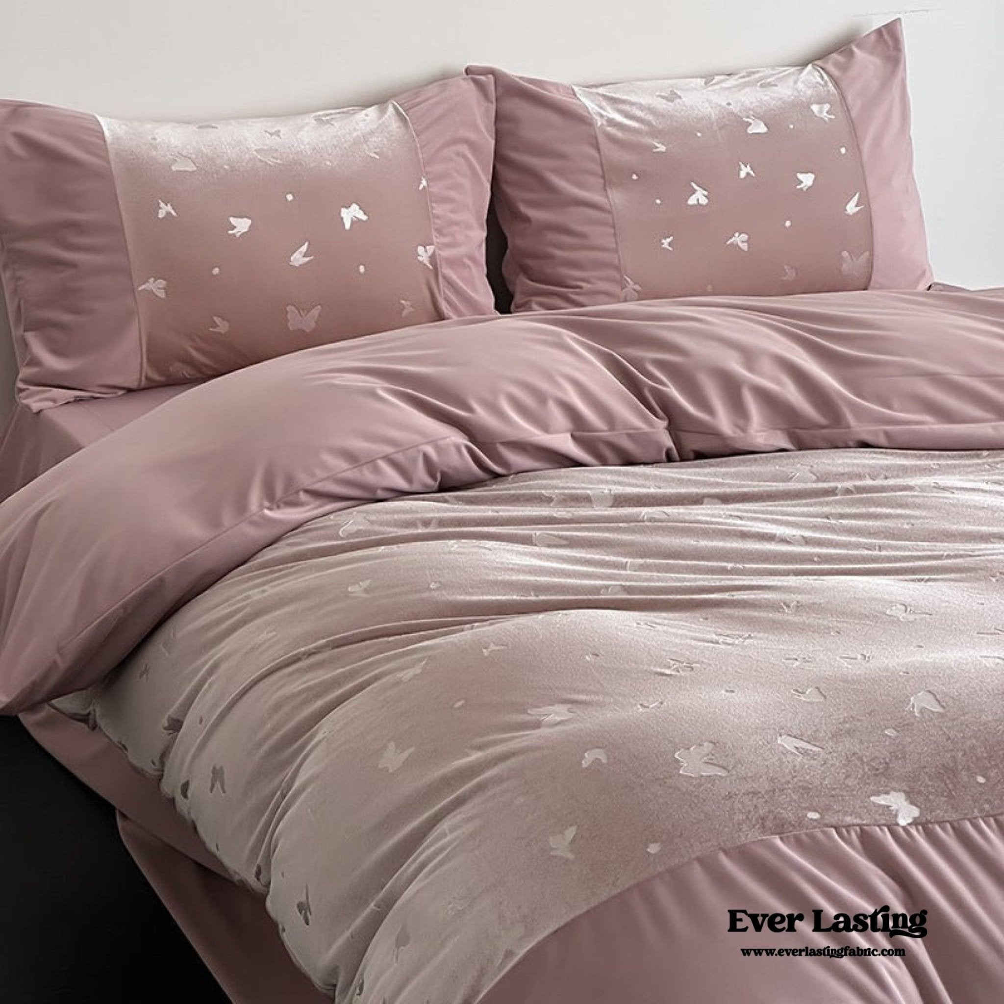 Lilou Velvet Butterfly Bedding Bundle - Ever Lasting