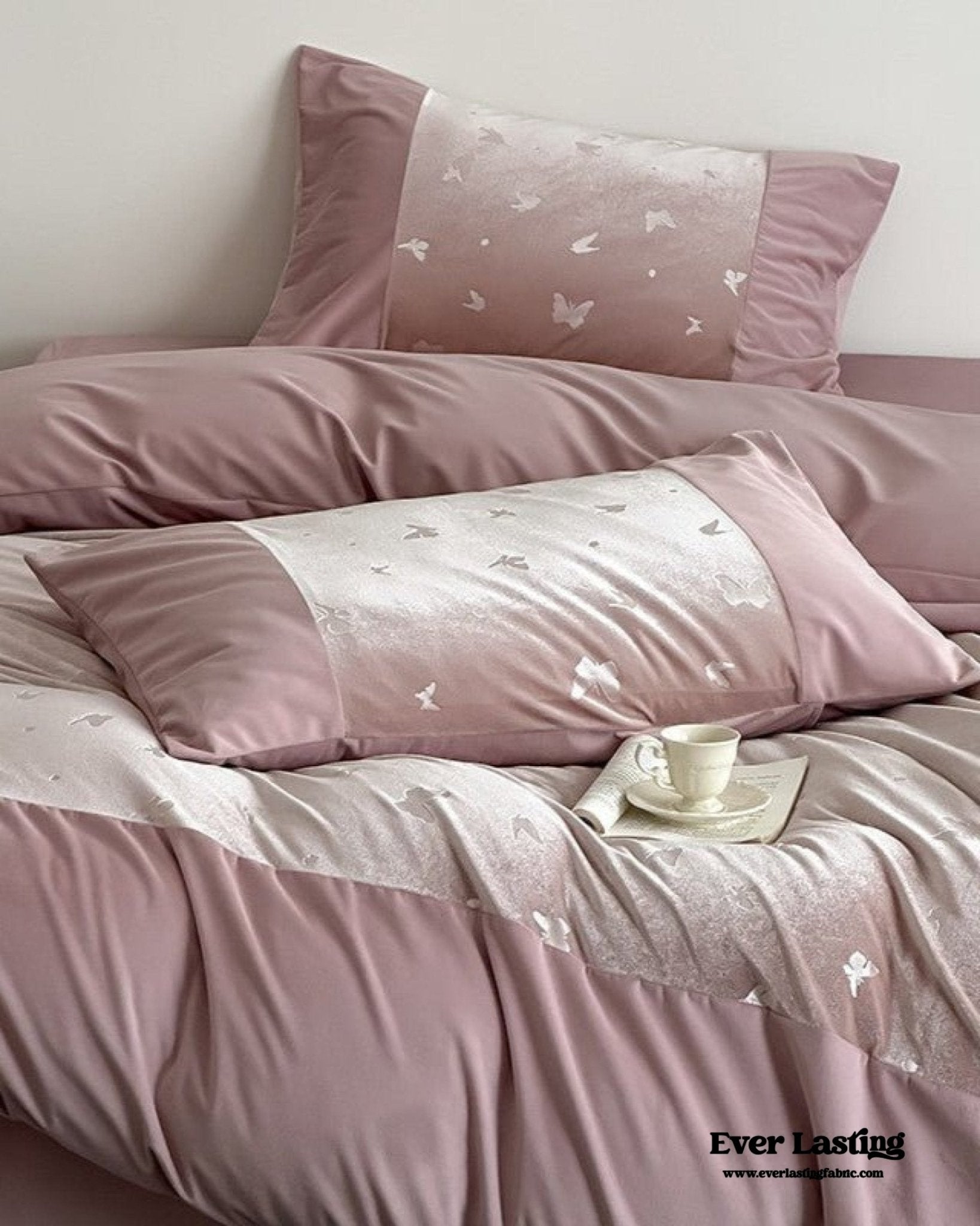 Lilou Velvet Butterfly Bedding Bundle - Ever Lasting