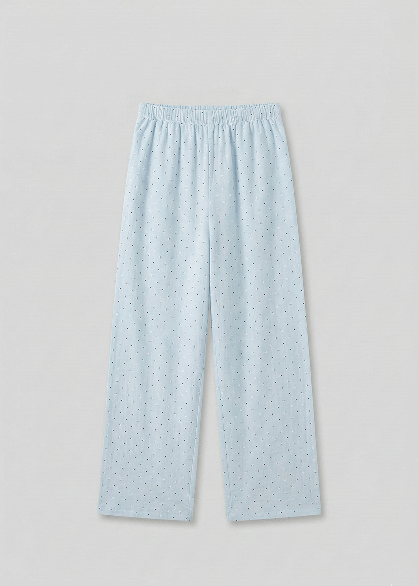  - Ever Lasting - Lina Classic Double Gauze Long Sleeve Lounge Set / Soft Water Blue - Pajamas - Ever Lasting