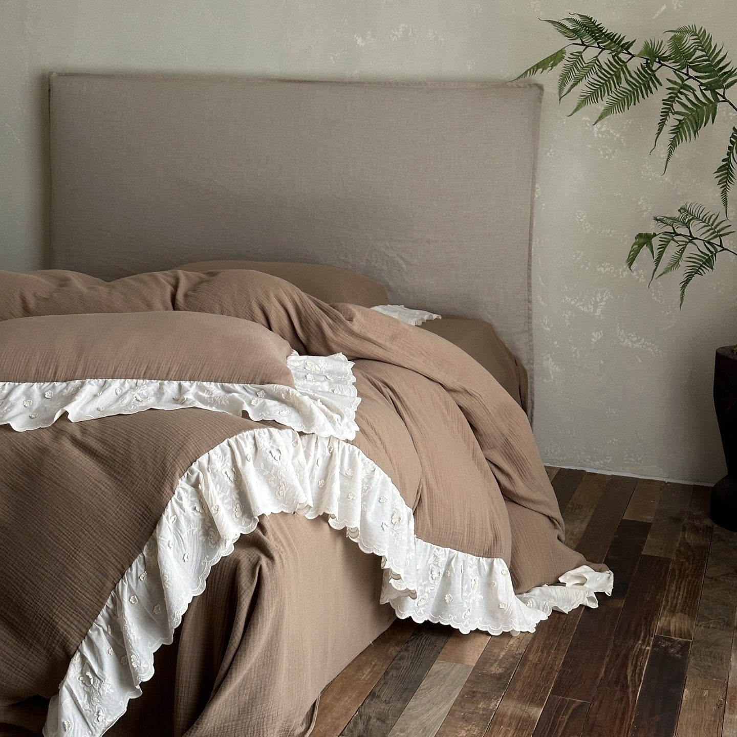  - Ever Lasting - Linden Ruffle Lace Bedding Bundle - Bedding Bundle - Ever Lasting