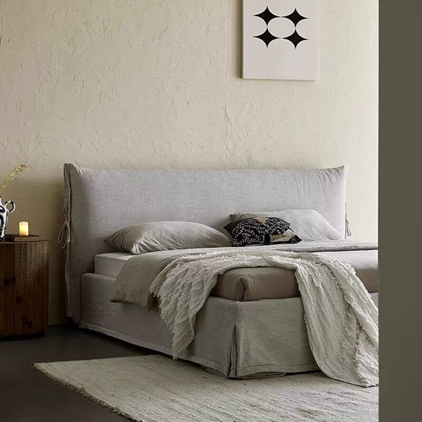 Linen Ribbon Ties Bed Frame | Luxury Sustainable Bed | Ever Lasting