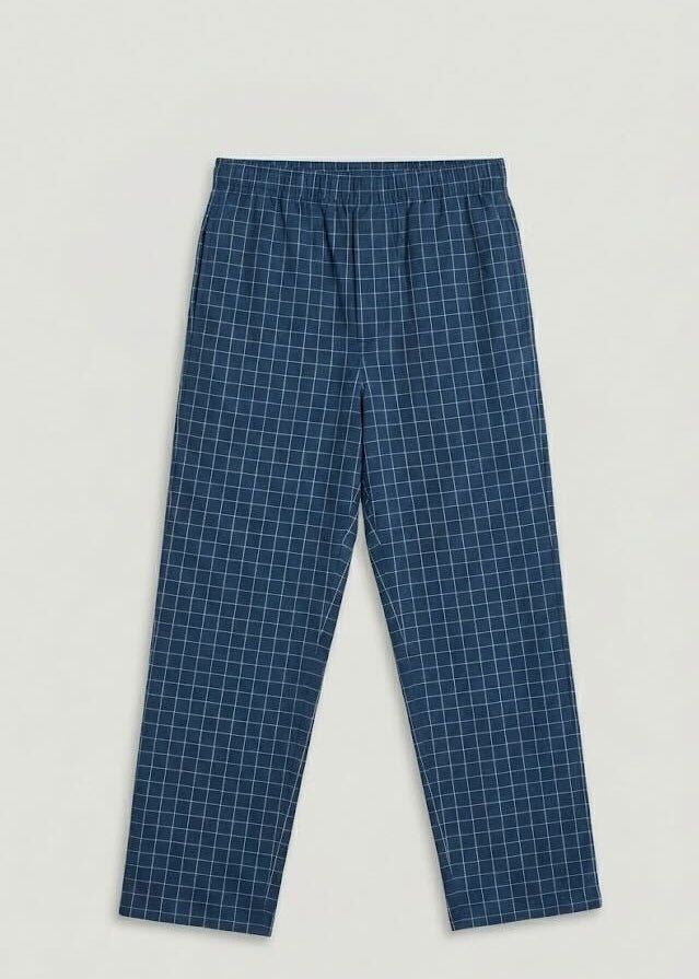  - Ever Lasting - Luca Washed Cotton Plaid Lapel Pajama Set / Pink - Pajama Set - Ever Lasting