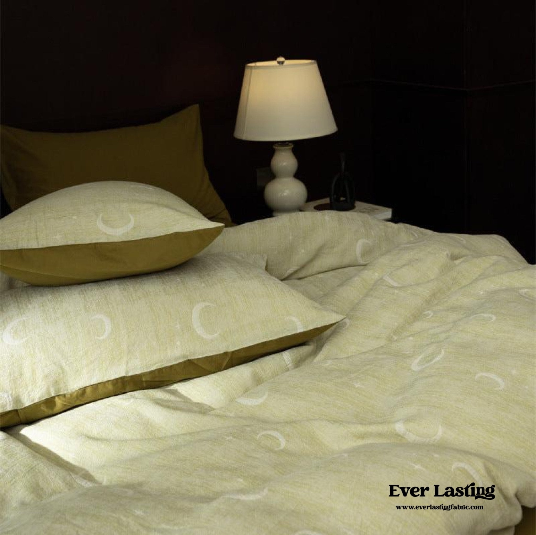 Lucien Silky Vintage Jacquard Bedding Bundle - Ever Lasting