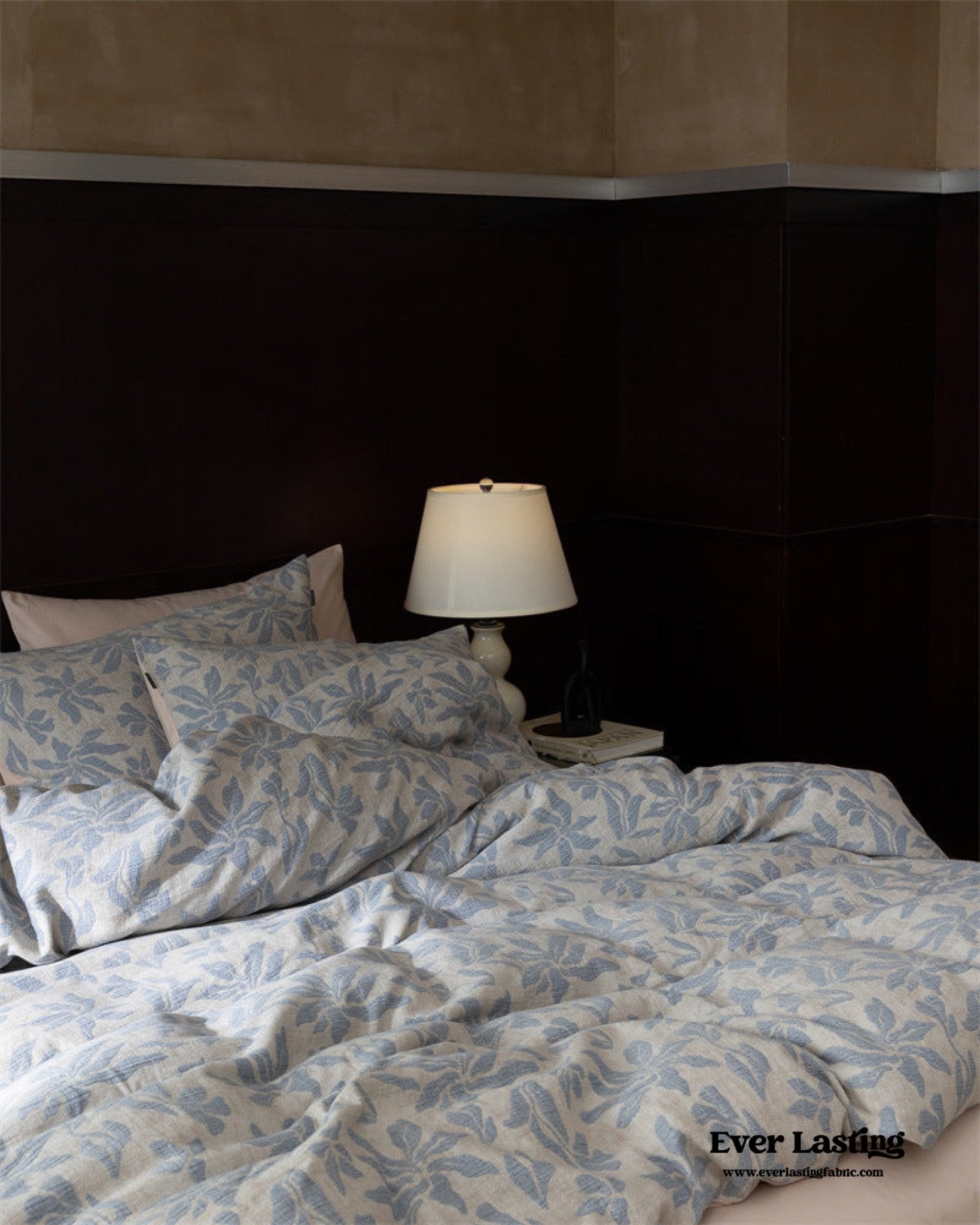 Lucien Silky Vintage Jacquard Bedding Bundle - Ever Lasting