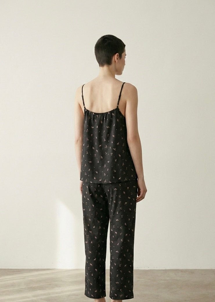  - Ever Lasting - Luma Sleeveless Floral Pajama Set / Pink - Pajamas - Ever Lasting
