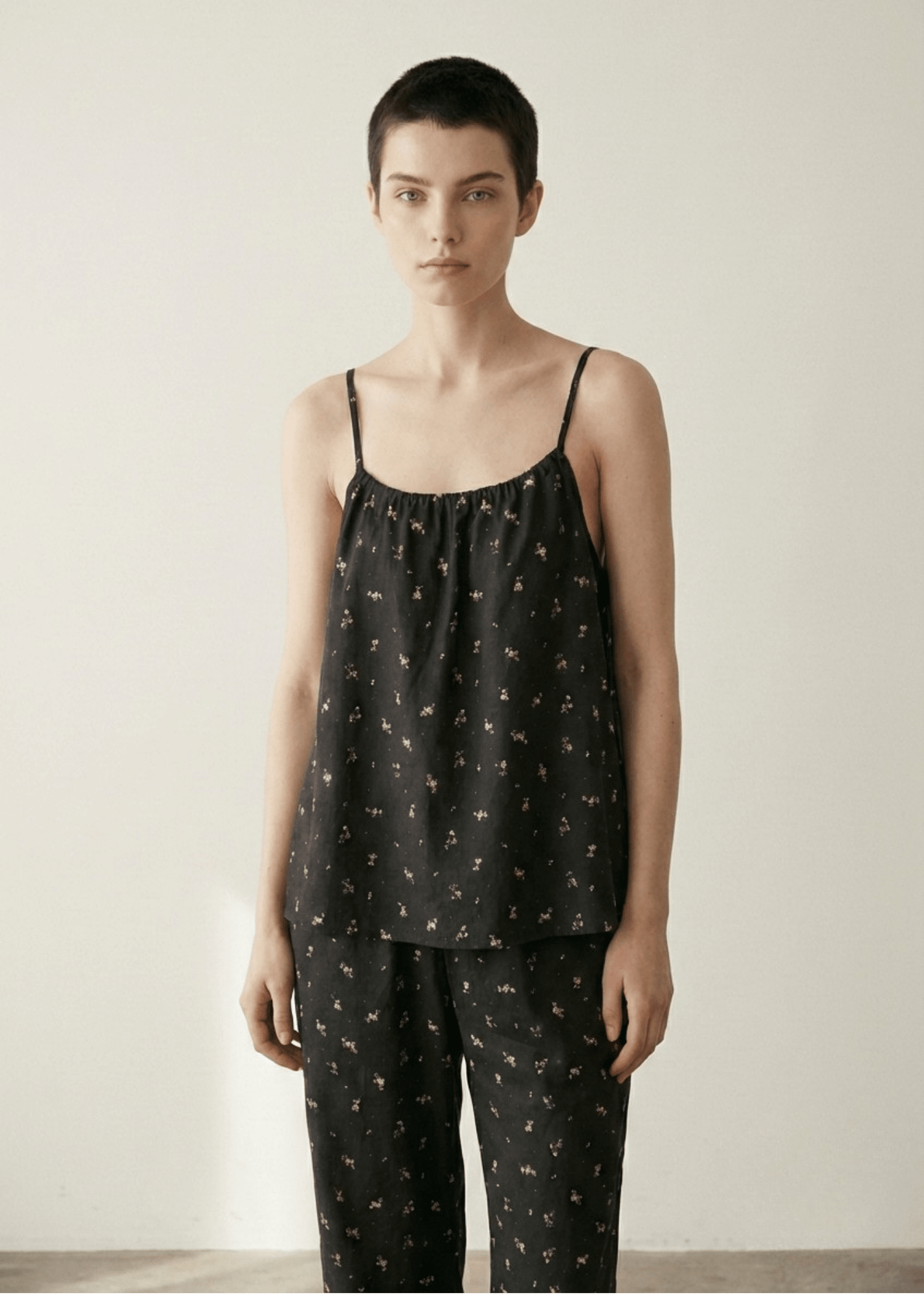  - Ever Lasting - Luma Sleeveless Floral Pajama Set / Pink - Pajamas - Ever Lasting