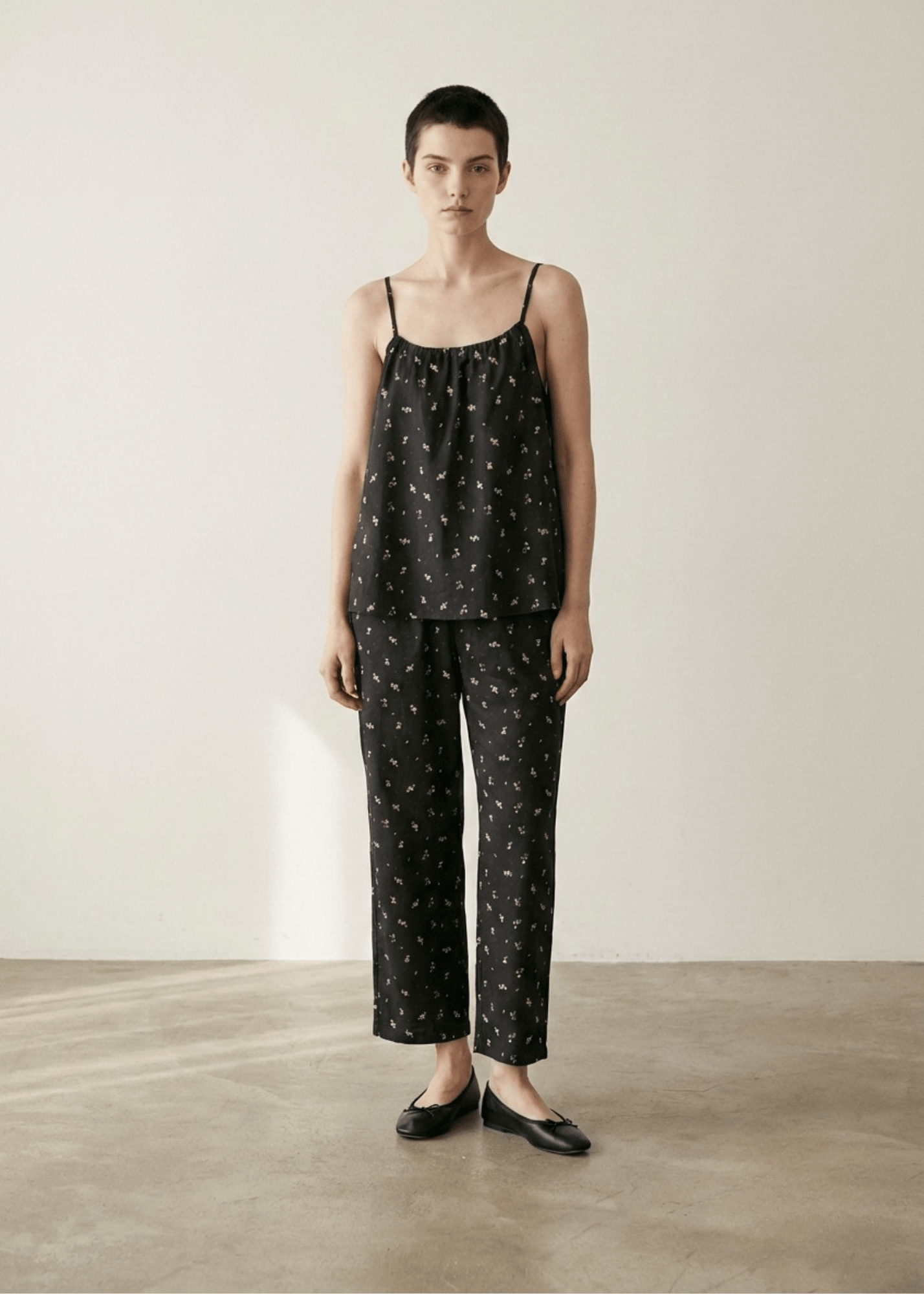  - Ever Lasting - Luma Sleeveless Floral Pajama Set / Pink - Pajamas - Ever Lasting