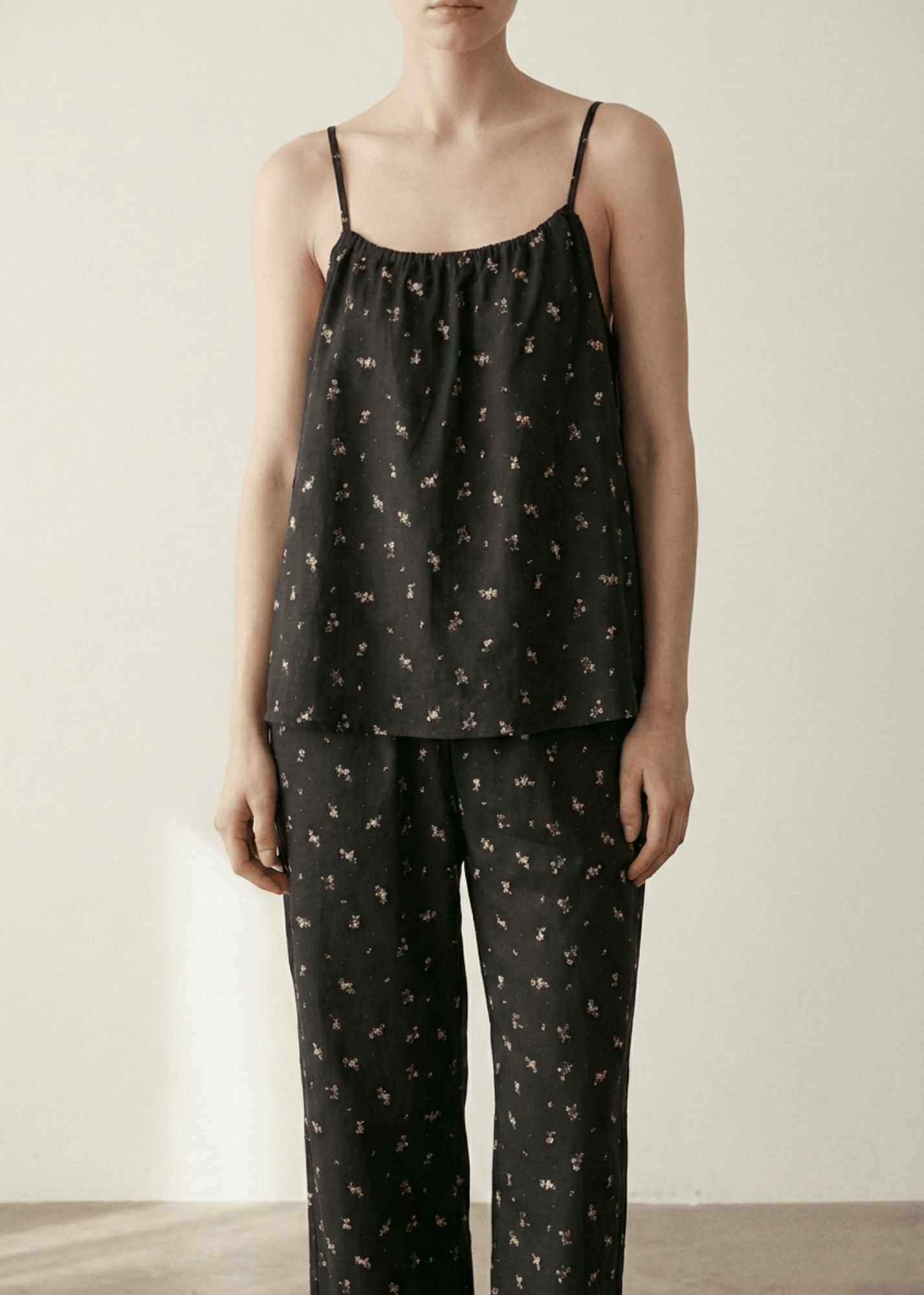  - Ever Lasting - Luma Sleeveless Floral Pajama Set / Pink - Pajamas - Ever Lasting
