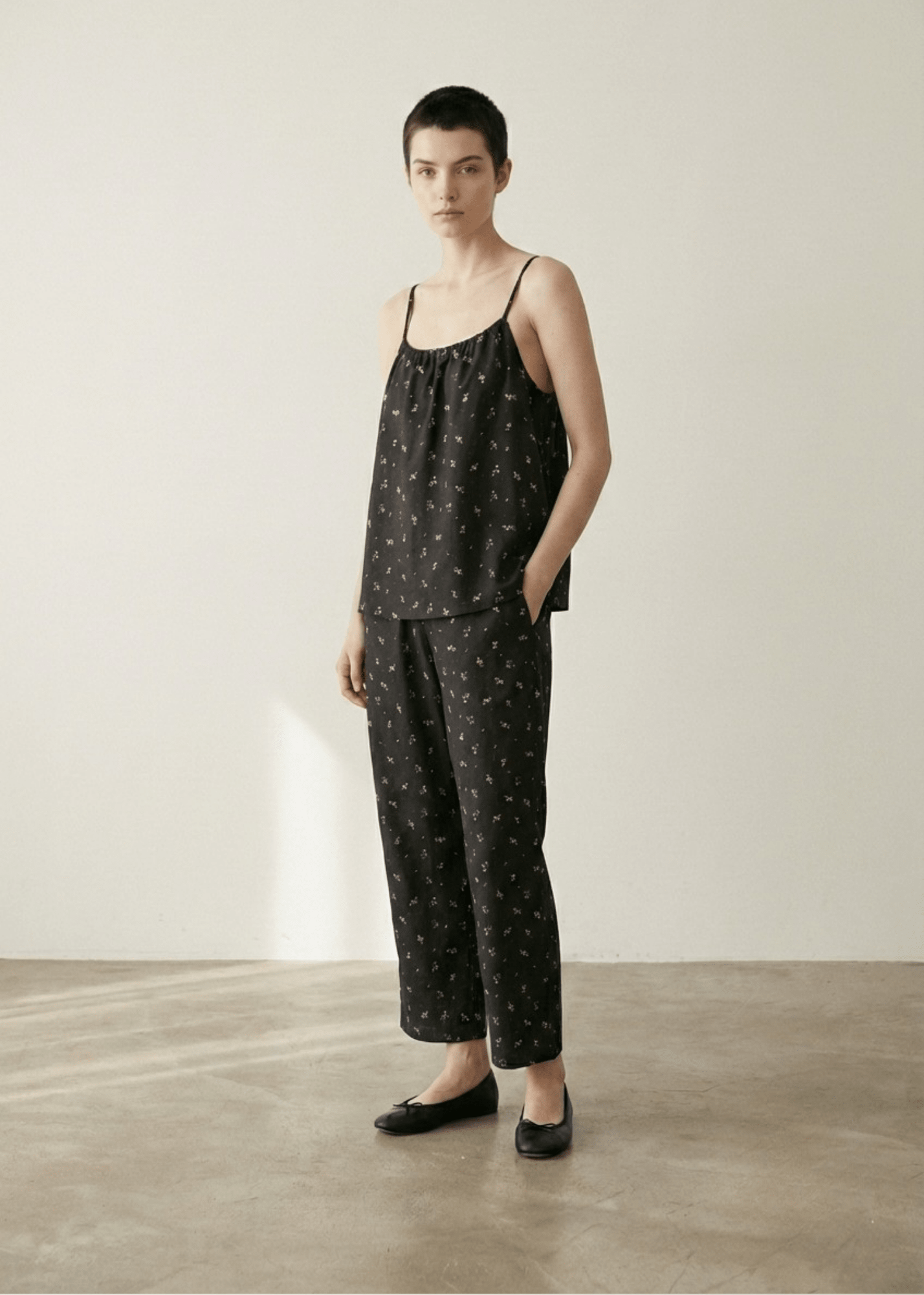  - Ever Lasting - Luma Sleeveless Floral Pajama Set / Pink - Pajamas - Ever Lasting