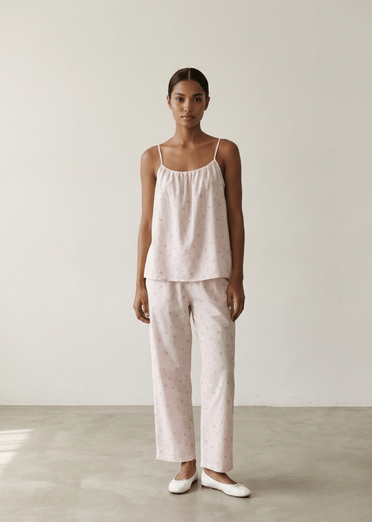  - Ever Lasting - Luma Sleeveless Floral Pajama Set / Pink - Pajamas - Ever Lasting