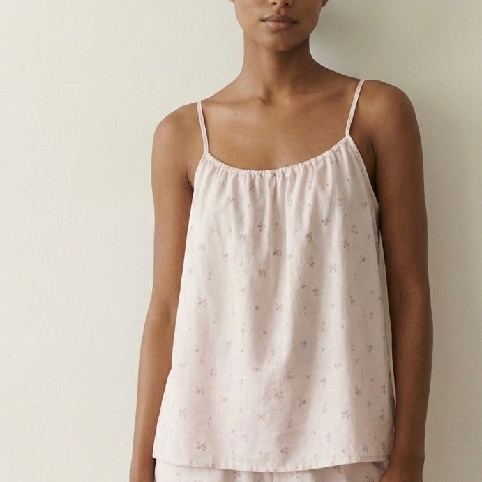  - Ever Lasting - Luma Sleeveless Floral Pajama Set / Pink - Pajamas - Ever Lasting