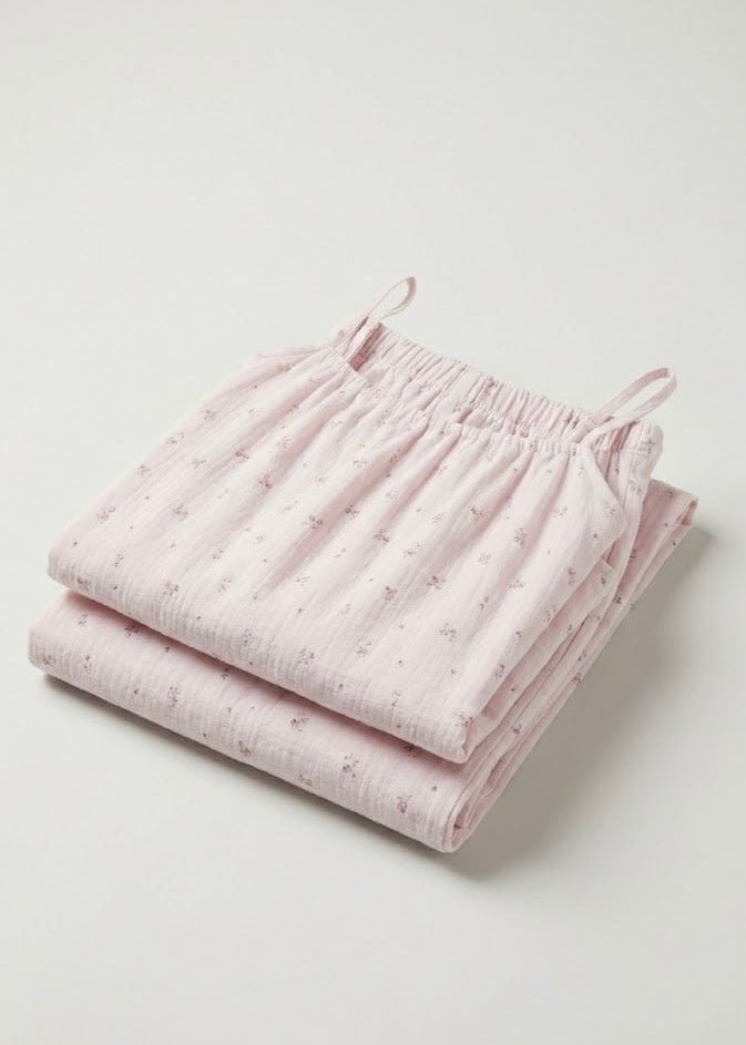  - Ever Lasting - Luma Sleeveless Floral Pajama Set / Pink - Pajamas - Ever Lasting